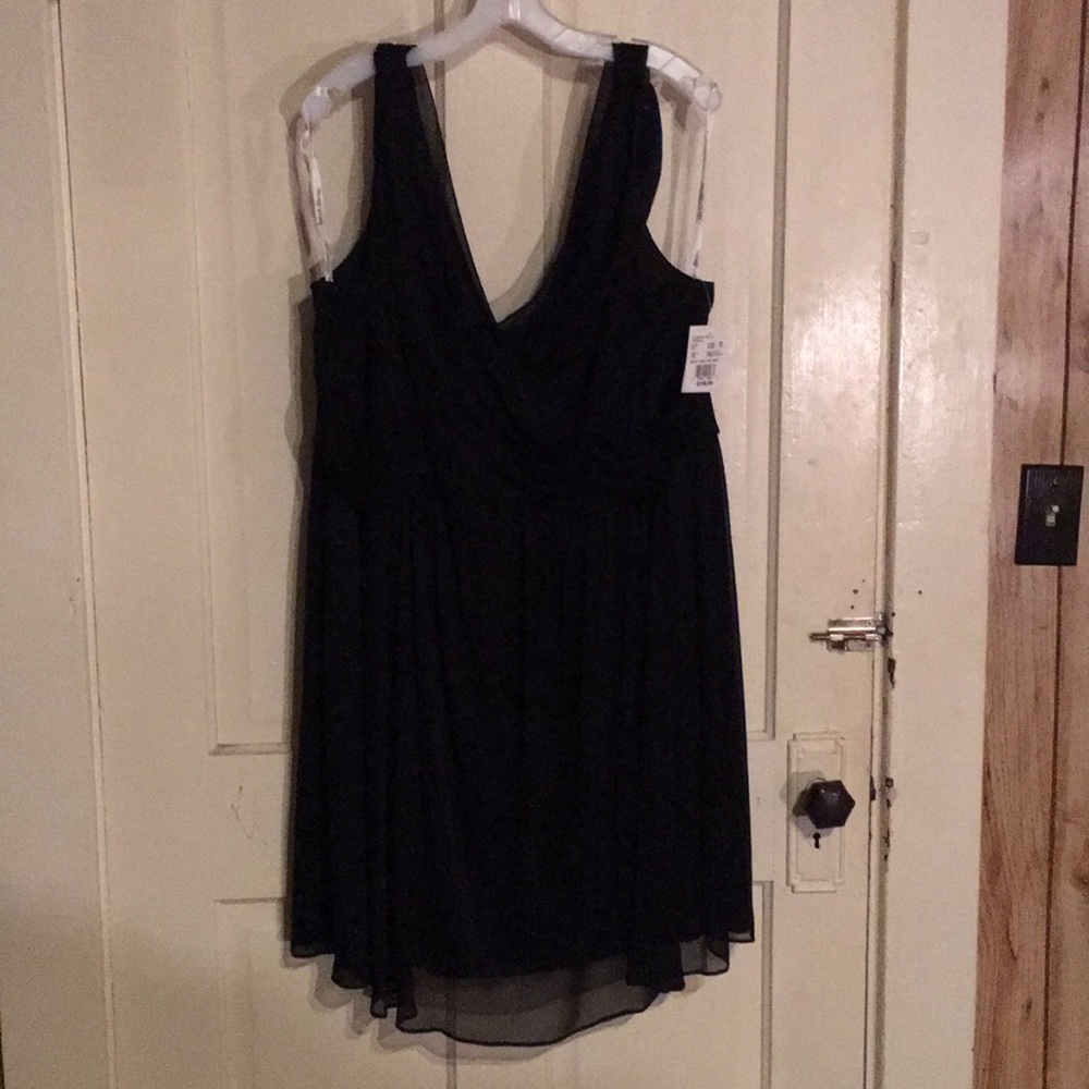 Black bridesmaid dress